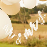 Mr & Mrs Acrylic Wedding Bunting