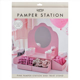 Pink Pamper Party Pamper Station & Treat Stand- 5 Inner Pack