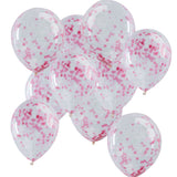 Pink Confetti Balloons