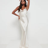 PRETTY LAVISH Keisha Maxi Bridesmaid Dress - Champagne