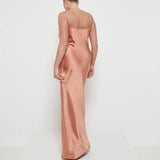 PRETTY LAVISH Keisha Maxi Bridesmaid Dress - Cinnamon