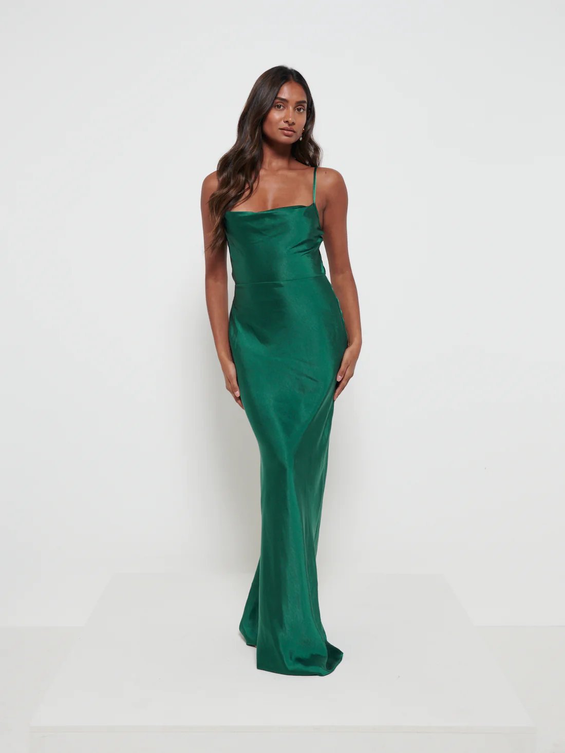 PRETTY LAVISH Keisha Maxi Bridesmaid Dress - Emerald