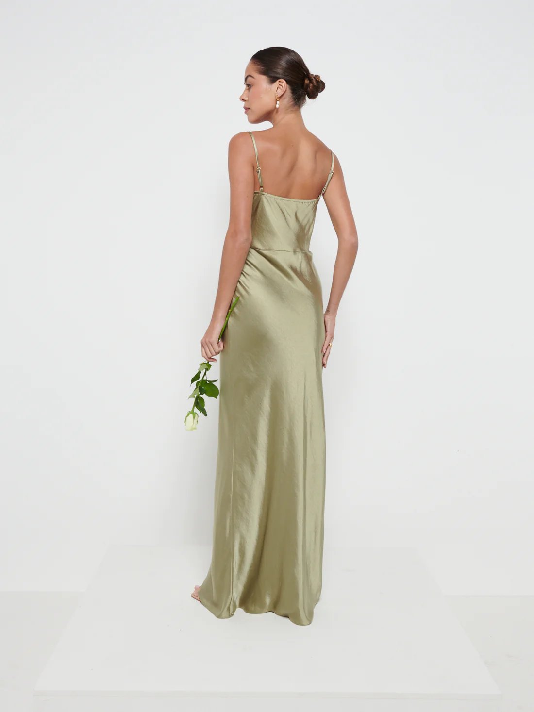 pretty lavish green dress PRETTY LAVISH Keisha Maxi Bridesmaid Dress