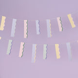 Wavy Pastel Bunting