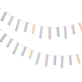 Wavy Pastel Bunting- 5 Inner Pack