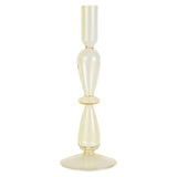 Yellow Glass Bubble Dinner Candle Holder- 5 Inner Pack