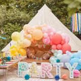 Multicoloured Card Fringe Bunting
