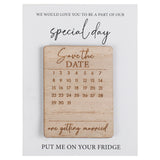 Wooden Save the Date Magnets
