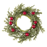 Foliage and Berry Christmas Napkin Rings- 5 Inner Pack