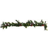 Foliage and Berries Christmas Garland- 5 Inner Pack