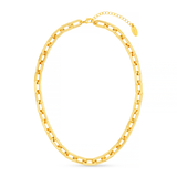 Chunky Large Link Chain Necklace - Gold