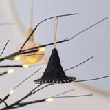 Black Light Up Halloween Tree & Felt Halloween Tree Decorations