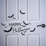 Happy Halloween Door Sticker Decoration- 5 Inner Pack