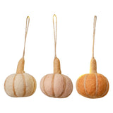 Felt Pumpkin Hanging Halloween Tree Decorations- 5 Inner Pack