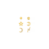 Celestial Stud Pack Ear Party - Gold