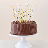 Metallic Twist Birthday Candles