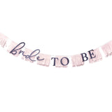 Bride To Be Hen Party Bunting with Tassel Garland- 5 Inner Pack