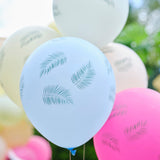 Palm Leaf Hawaiian Balloon Bundle Party Decorations