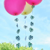 Palm Leaf Hawaiian Tiki Balloon Tails Decoration