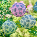 Hawaiian Palm Leaf Printed Hanging Lantern Decorations- 5 Inner Pack