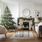 Foliage Christmas Table Place Mats with Berries