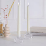 Clear Glass Candle Holders- 5 Inner Pack
