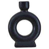 Black Ceramic Candle Holders- 5 Inner Pack