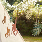 Monkey & Leaf Jungle Bunting Backdrop- 5 Inner Pack