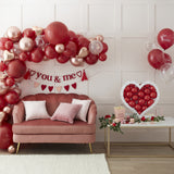 Pink and Red Heart Confetti